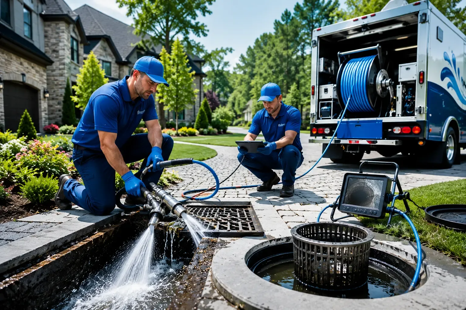Local outdoor drain cleaning professionals in Glidden, TX