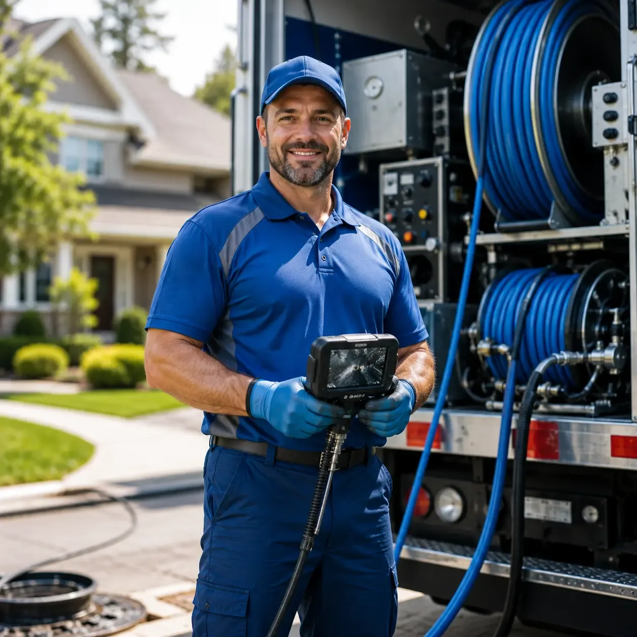 Local outdoor drain cleaning specialists in Glidden, TX